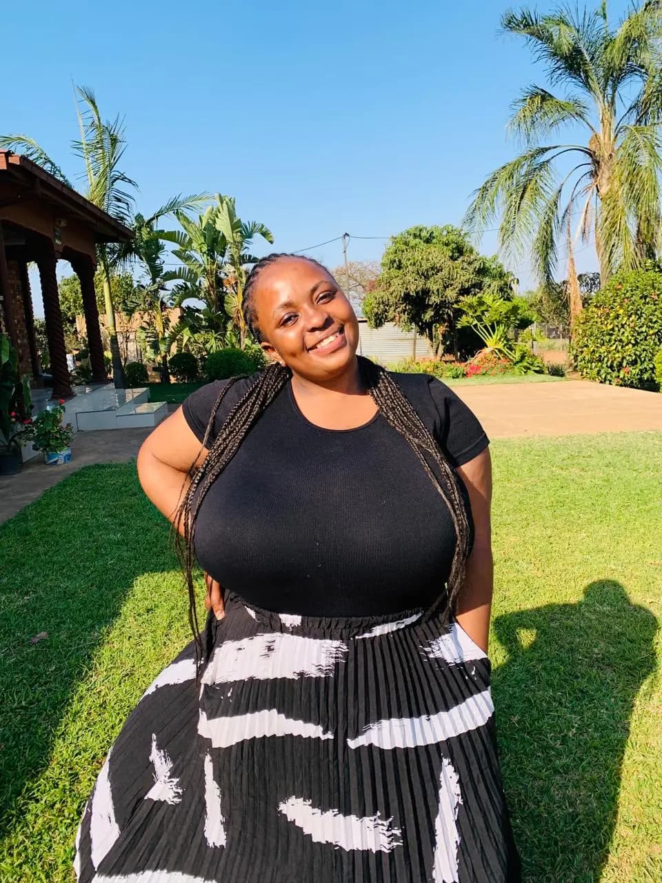 Patient A - Candy Mapidika before surgery